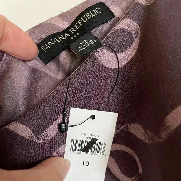 Banana Republic one shoulder dress sz 10 - Picture 3 of 6